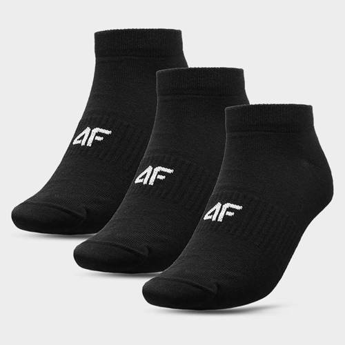 4F ankle sports socks black 3 pairs