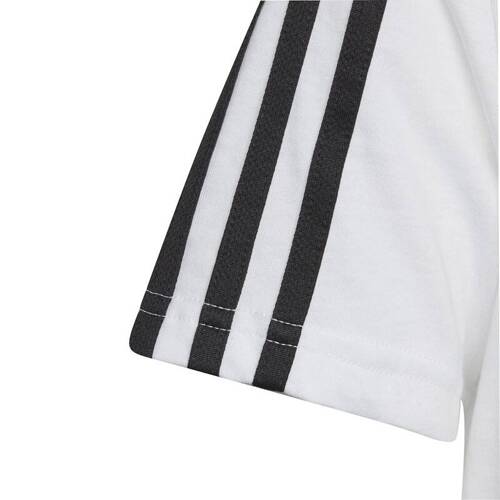 Adidas Essentials 3-Stripes Cotton Tee IC0605 White T-Shirt for PE  