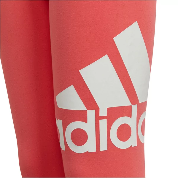 adidas Essentials Logo leggings for girls, pink