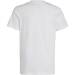 Adidas Essentials 3-Stripes Cotton Tee IC0605 White T-Shirt for PE  