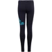 adidas Essentials Logo leggings for girls, navy blue