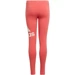 adidas Essentials Logo leggings for girls, pink