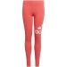 adidas Essentials Logo leggings for girls, pink