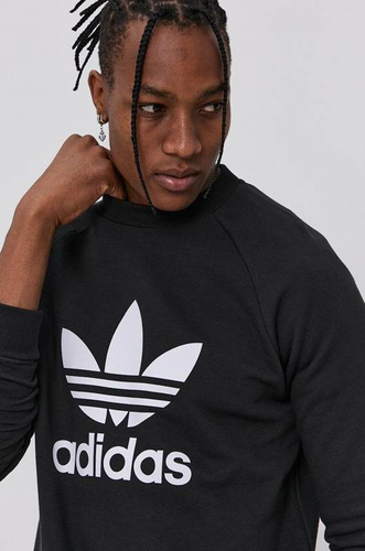 Mens adidas trefoil crew sweatshirt best sale