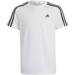 Koszulka biała na wf adidas Essentials 3-Stripes Cotton Tee IC0605  